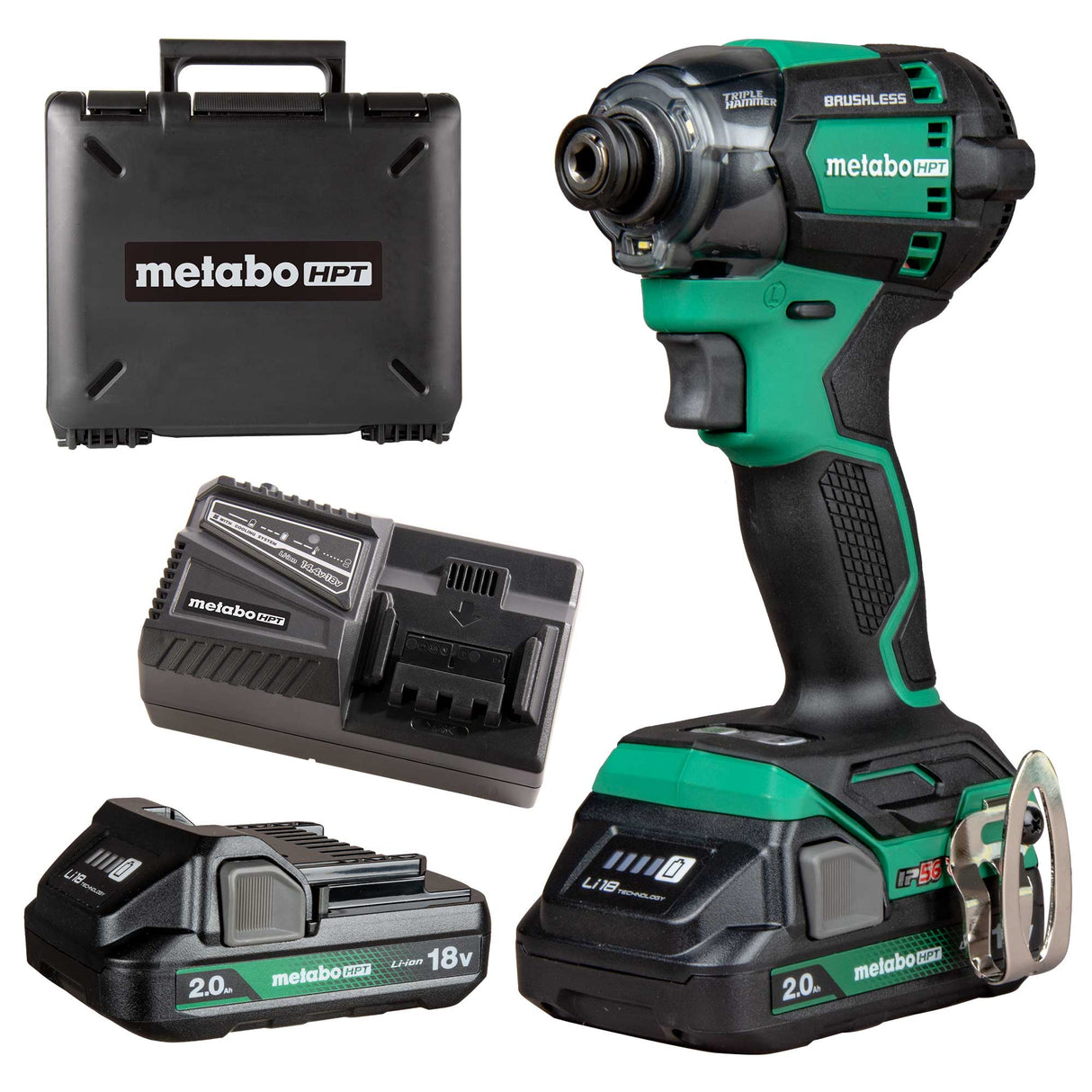 metabo HPT WH18DCM 18V MultiVolt™ Cordless Triple Hammer BOLT Impact Driver