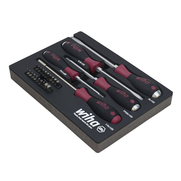 WIHA 52690 25 Piece MicroFinish Screwdriver Tray Set - Mississauga Hardware Centre IncWiha ToolsWIHA-52690