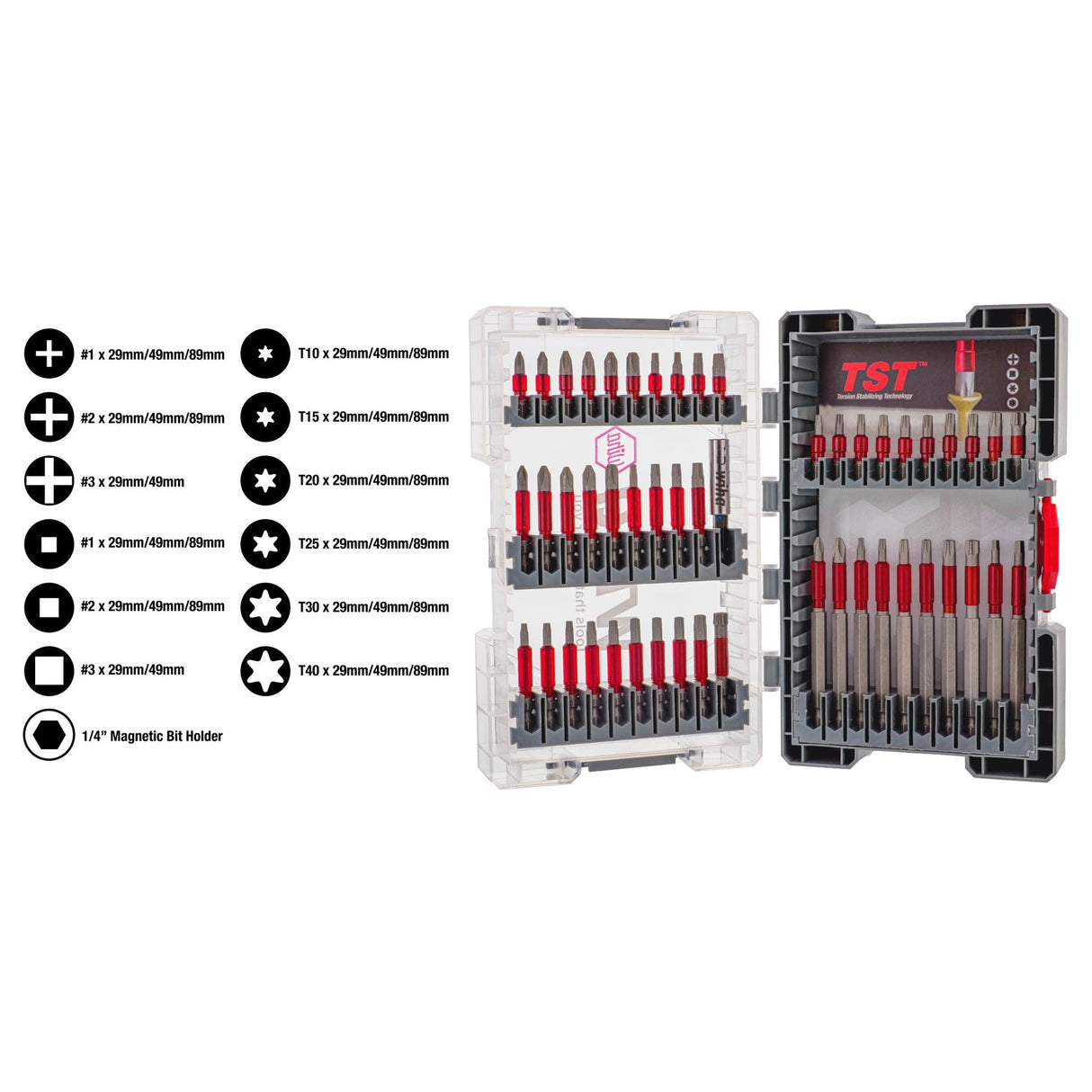 WIHA 76885 50 Piece MaxxTor Impact Bit Set - Mississauga Hardware Centre Inc