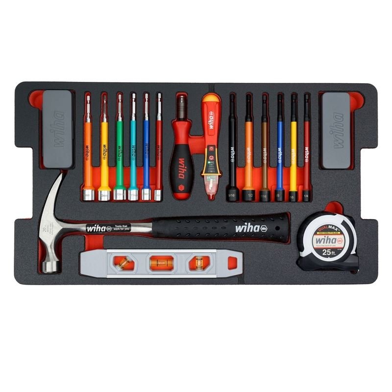 WIHA 92100 194 PIECE PREMIUM KIT IN ROLLING TOOL BOX - Mississauga Hardware Centre Inc