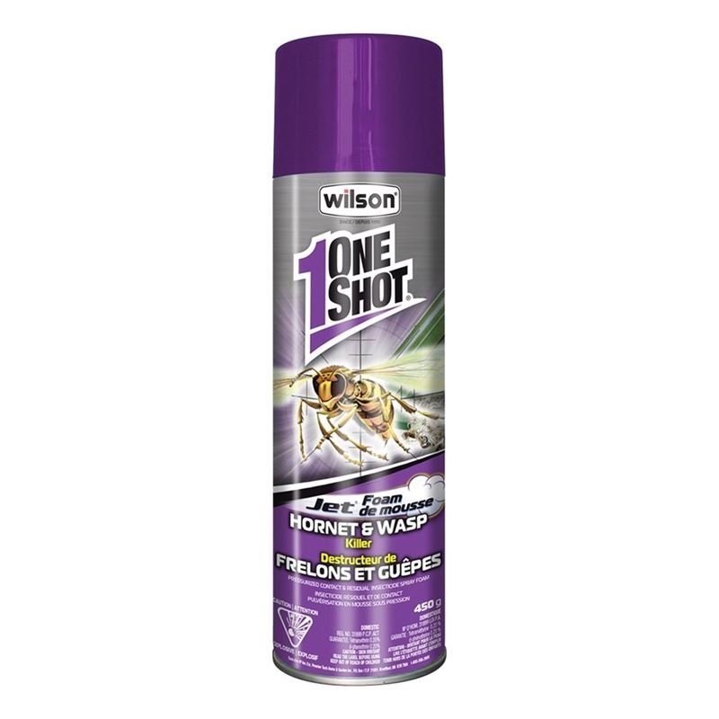 Wilson One Shot Foam Wasp and Hornet Killer - 450g - Mississauga Hardware Centre Inc