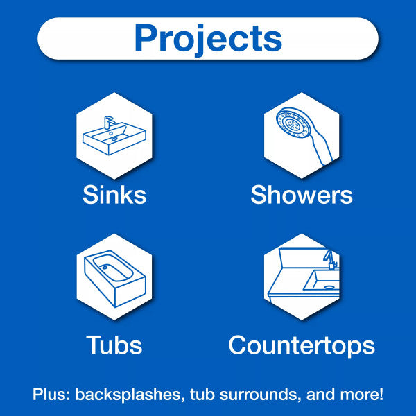 GE 300mlTub & Tile - White