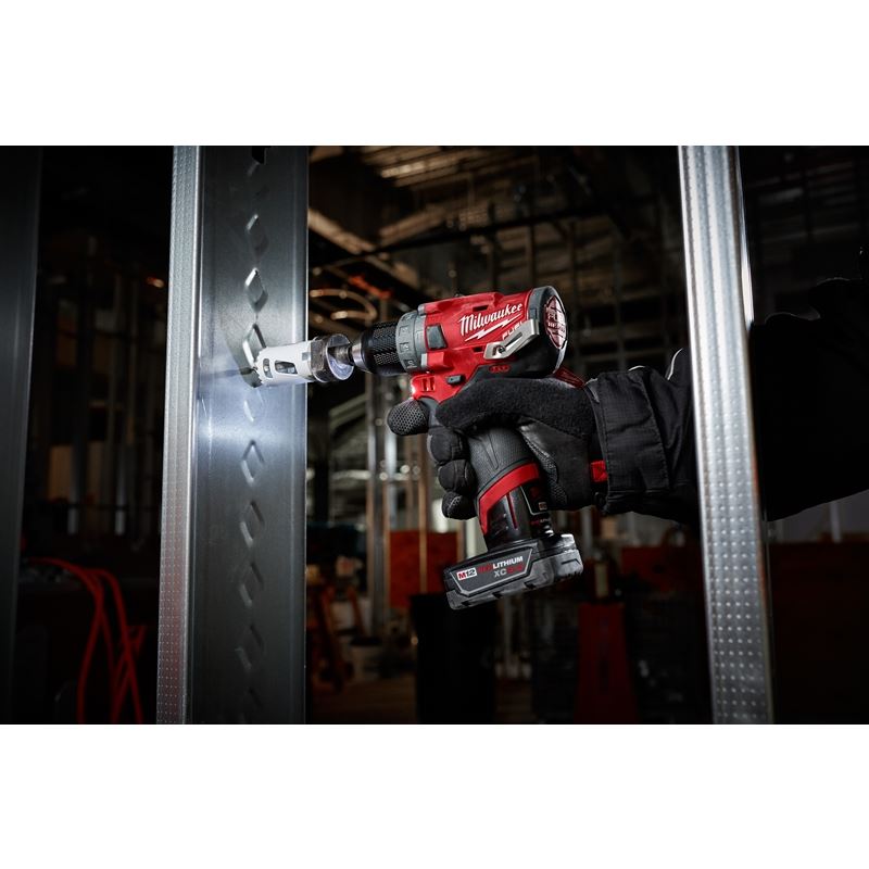 2504 - 22 M12 FUEL 12 Volt Lithium - Ion Brushless Cordless 1/2 in. Hammer Drill Kit - Mississauga Hardware Centre IncMilwaukee2504-22
