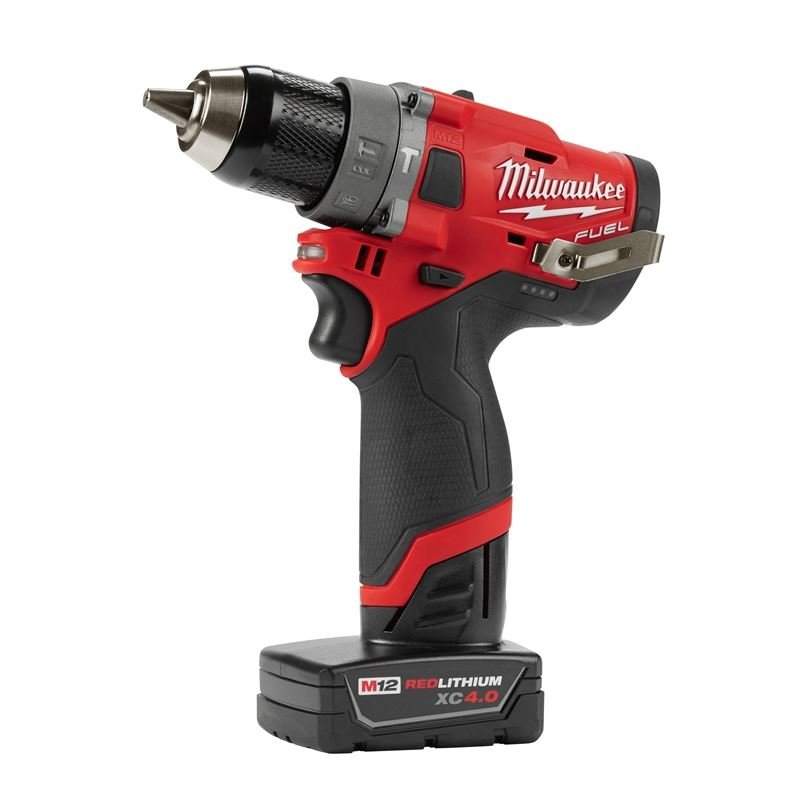 2504 - 22 M12 FUEL 12 Volt Lithium - Ion Brushless Cordless 1/2 in. Hammer Drill Kit - Mississauga Hardware Centre IncMilwaukee2504-22