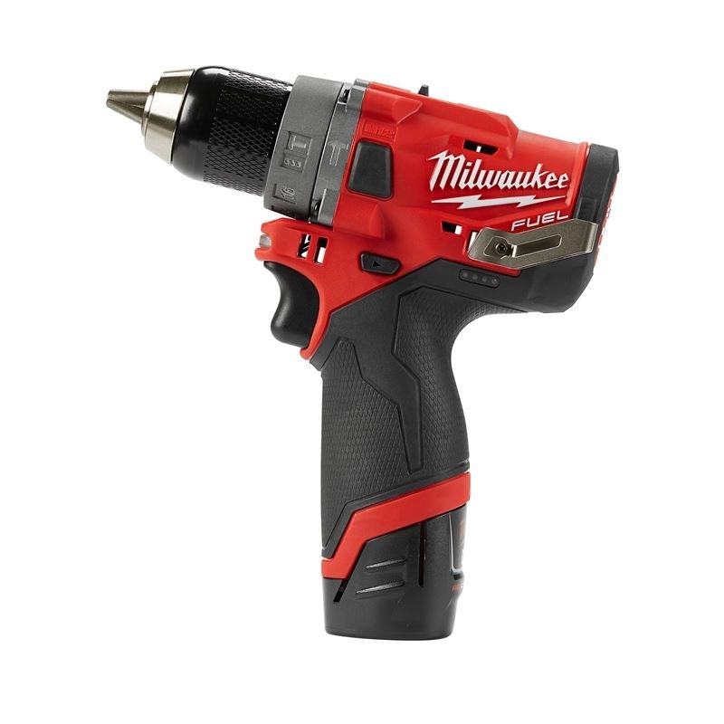 2504 - 22 M12 FUEL 12 Volt Lithium - Ion Brushless Cordless 1/2 in. Hammer Drill Kit - Mississauga Hardware Centre IncMilwaukee2504-22