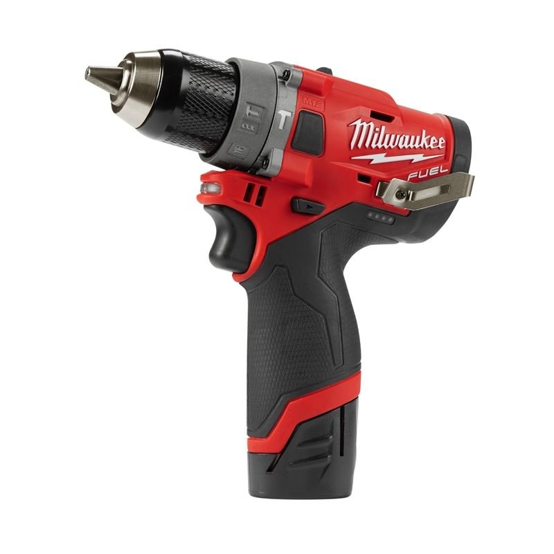 2504 - 22 M12 FUEL 12 Volt Lithium - Ion Brushless Cordless 1/2 in. Hammer Drill Kit - Mississauga Hardware Centre IncMilwaukee2504-22