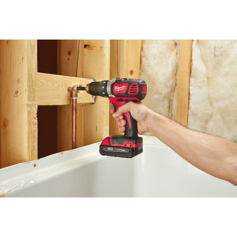 2606 - 22CT M18 18 Volt Lithium - Ion Cordless Compact 1/2 in. Drill Driver Kit - Mississauga Hardware Centre IncMilwaukee2606-22CT