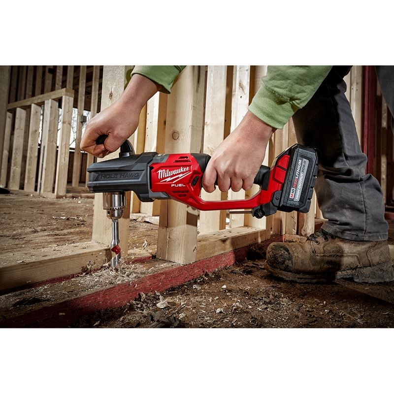 2807 - 20 M18 FUEL 18 Volt Lithium - Ion Brushless Cordless Hole Hawg 1/2 in. Right Angle Drill - Tool Only - Mississauga Hardware Centre Inc