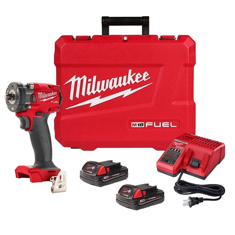 2854 - 22CT M18 FUEL 18 Volt Lithium - Ion Brushless Cordless 3/8 Compact Impact Wrench with Friction Ring Kit - Mississauga Hardware Centre Inc
