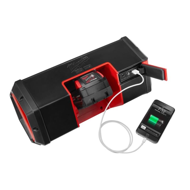 2891 - 20 M18/M12 18 Volt/12 Volt Cordless Wireless Jobsite Speaker - Tool Only - Mississauga Hardware Centre IncMilwaukee2891-20