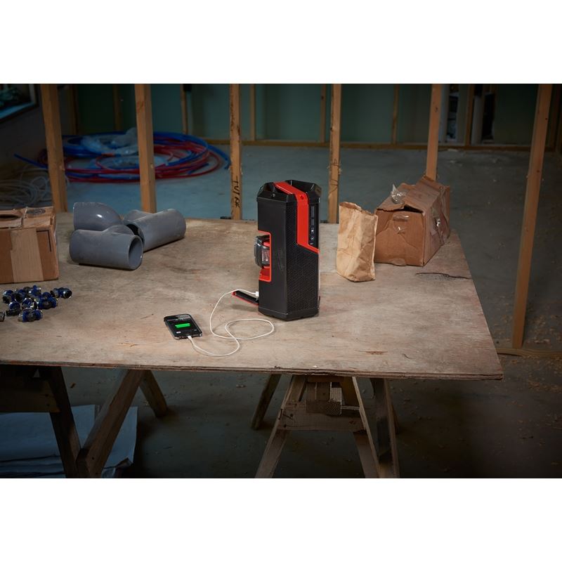 2891 - 20 M18/M12 18 Volt/12 Volt Cordless Wireless Jobsite Speaker - Tool Only - Mississauga Hardware Centre IncMilwaukee2891-20
