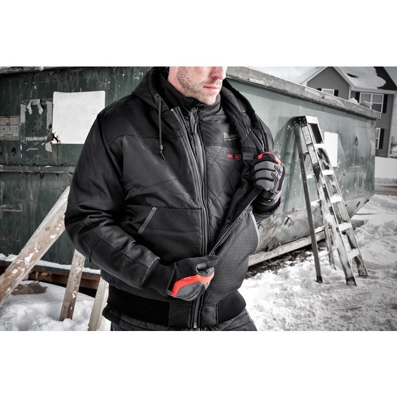 303B - 21S M12 12 Volt Lithium - Ion Cordless Heated AXIS Vest Kit S (Black) - Mississauga Hardware Centre Inc