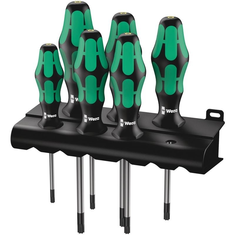 367/6 TORX HF Kraftform Plus screwdriver set with holding function and rack - Mississauga Hardware Centre IncWERA TOOLS5028059001