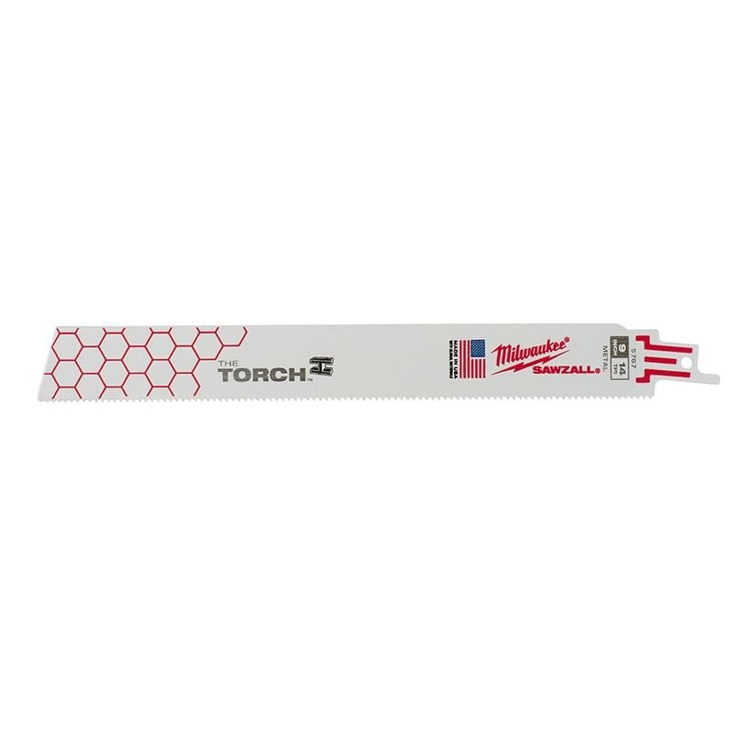48 - 00 - 5787 9 in. 14 TPI THE TORCH SAWZALL Blade - 5 Pack - Mississauga Hardware Centre IncMilwaukee48-00-5787
