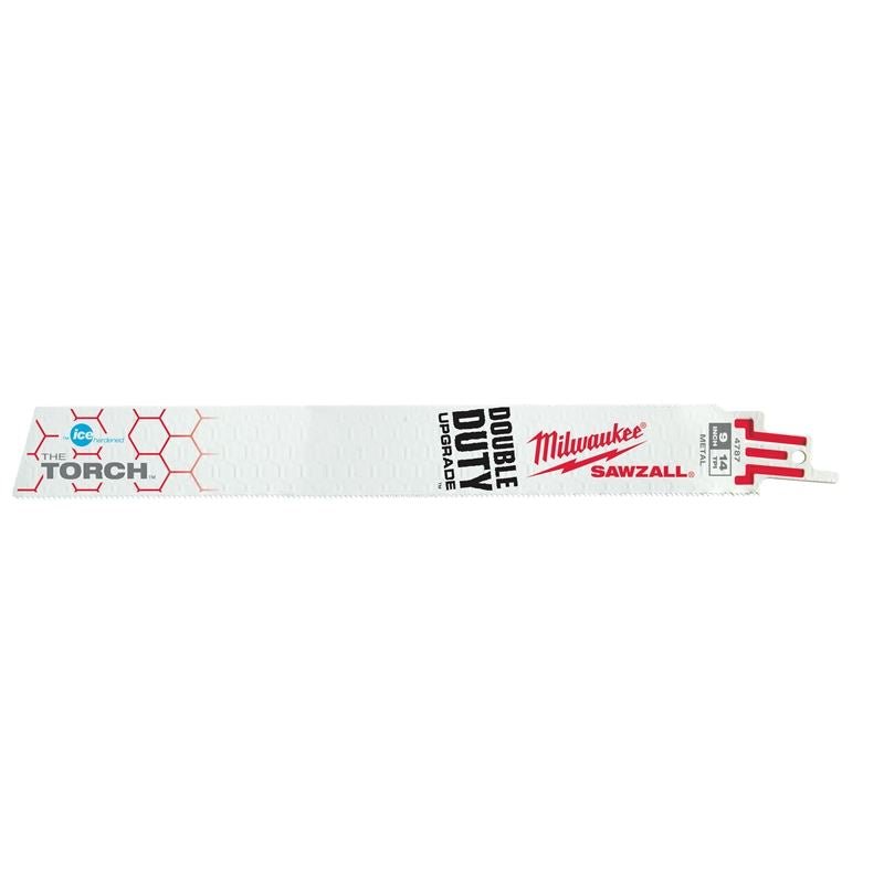 48 - 01 - 8787 9 in. 14 TPI THE TORCH Ice Hardened SAWZALL Blades (50 Pack) - Mississauga Hardware Centre IncMilwaukee48-01-8787