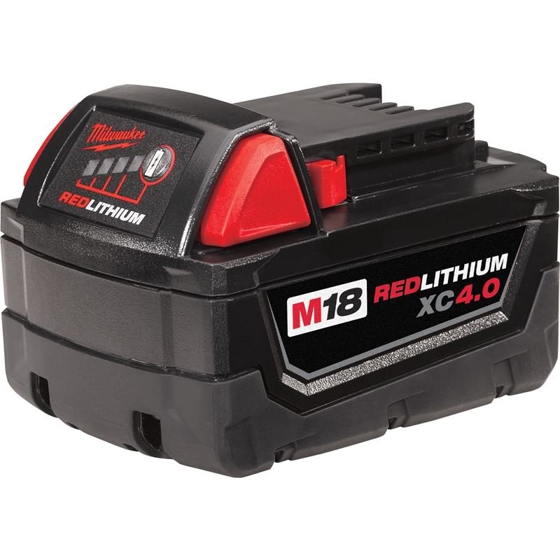 48 - 11 - 1840 M18 18 Volt Lithium - Ion Cordless REDLITHIUM XC 4.0Ah Extended Capacity Battery Pack - Mississauga Hardware Centre IncMilwaukee48-11-1840