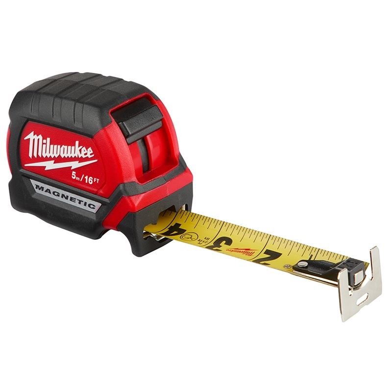 48 - 22 - 0317 5M/16Ft Compact Magnetic Tape Measure - Mississauga Hardware Centre Inc
