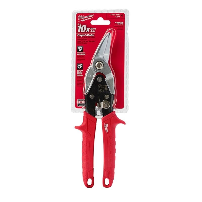 48 - 22 - 4510 Left Cutting Aviation Snips - Mississauga Hardware Centre IncMilwaukee48-22-4510