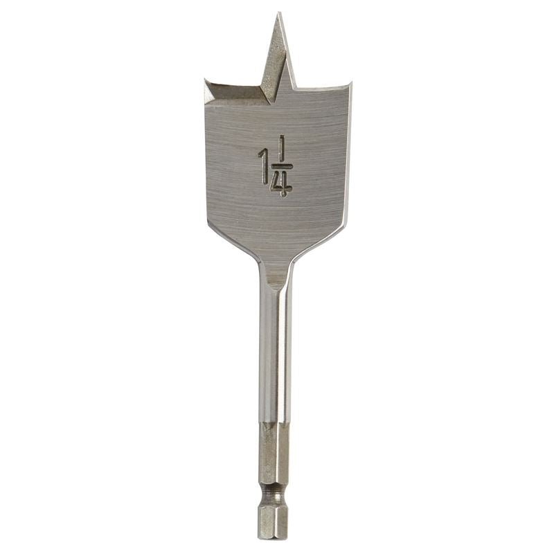 48 - 27 - 0015 1 - 1/4 in. x 4.5 in. Flat Boring Bit - Mississauga Hardware Centre Inc
