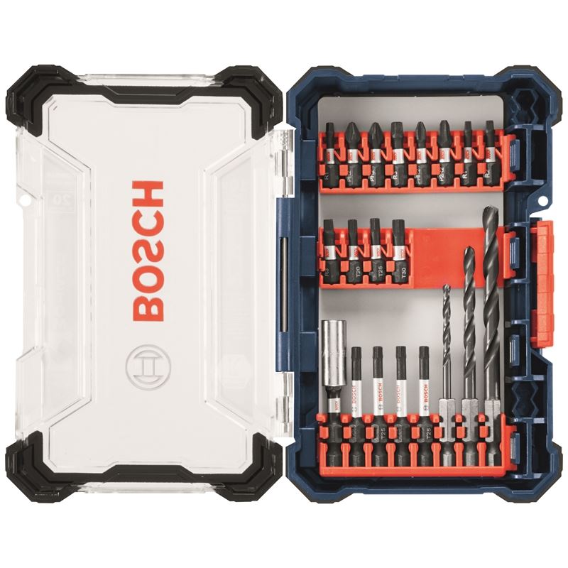 Bosch | DDMS20 20 pc. Impact Tough Drill Drive Custom Case System Set