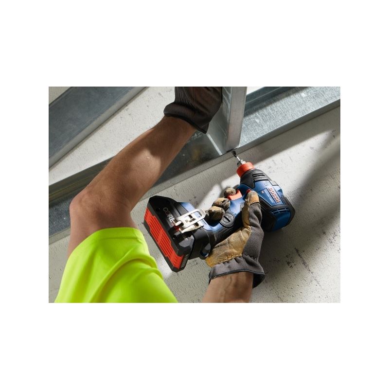 Bosch GDX18V-1800CB25 18V EC Brushless Connected-Ready Freak 1/4 In. and 1/2 In. Two-In-One Bit/Socket Impact Driver Kit