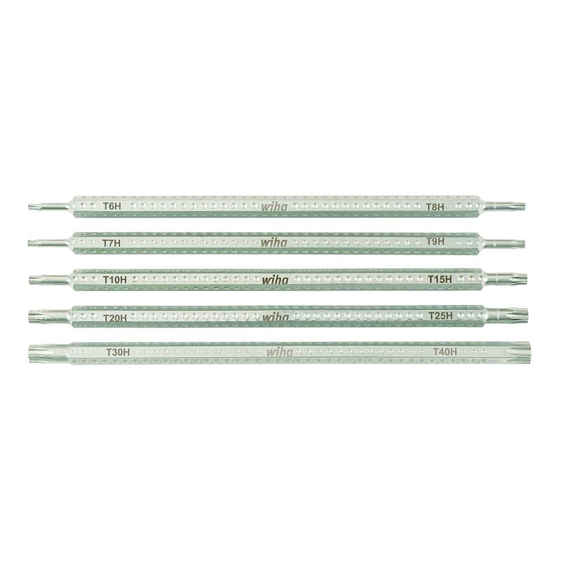 Wiha Drive-Loc VI Security Torx 5 Blade Set