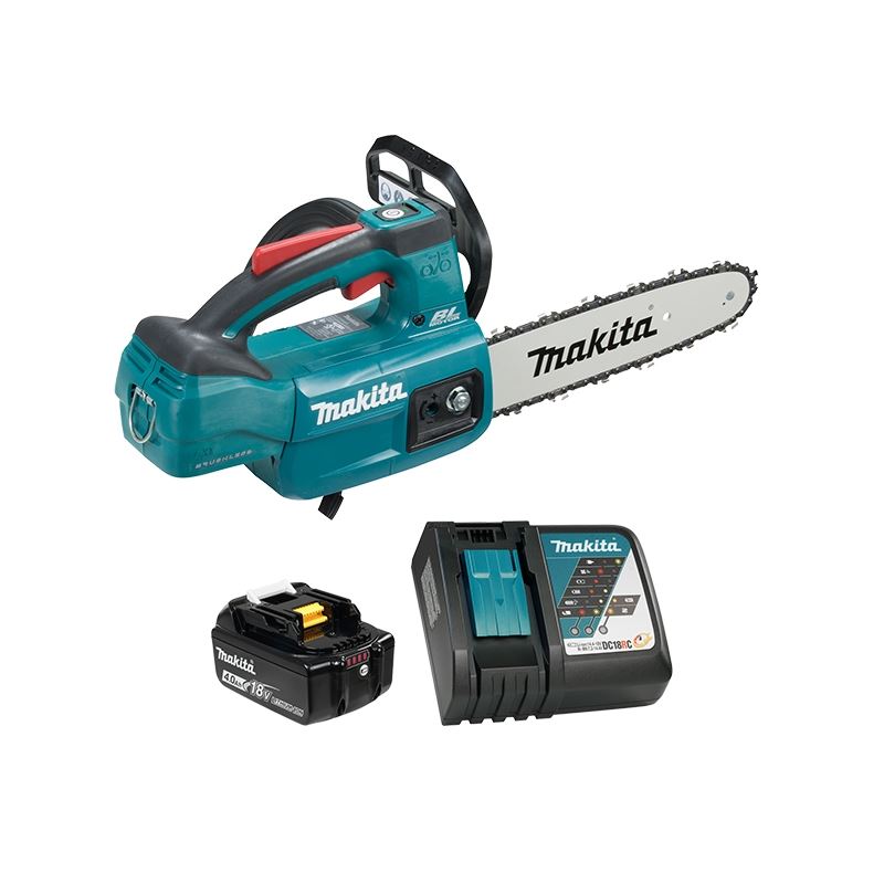 Makita DUC254RM 18V LXT (4.0Ah) BL 10in Top Handle Chainsaw