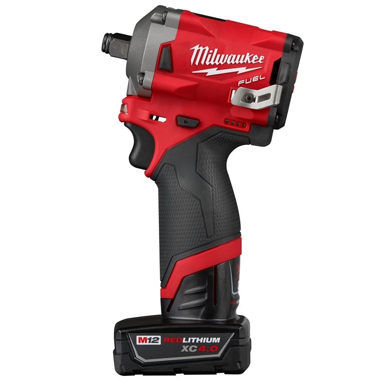 Milwaukee 2555-22 M12 FUEL Stubby 1/2" Impact Wrench Kit
