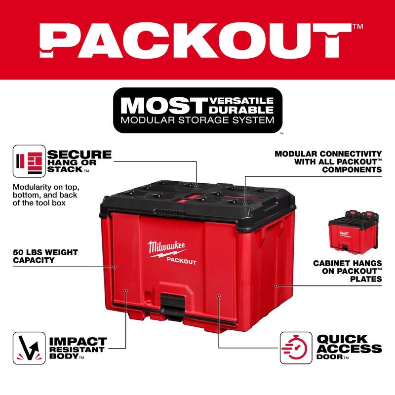 Milwaukee 48-22-8445 PACKOUT Cabinet