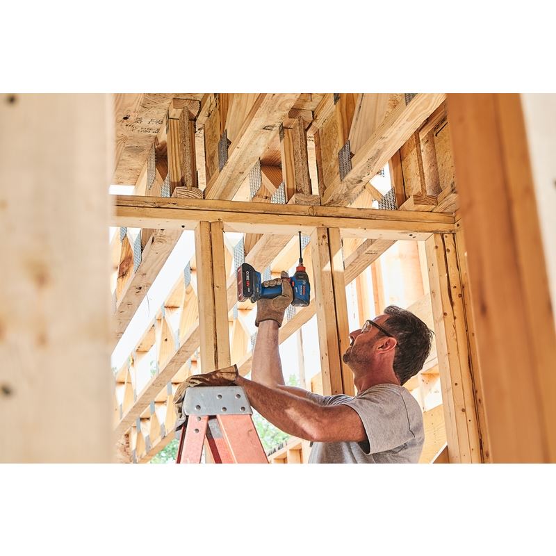 Bosch GDX18V-1860CN 18V Brushless Connected-Ready Freak 1/4 In. and 1/2 In.Two-In-One Bit/Socket Impact Driver (Bare Tool)