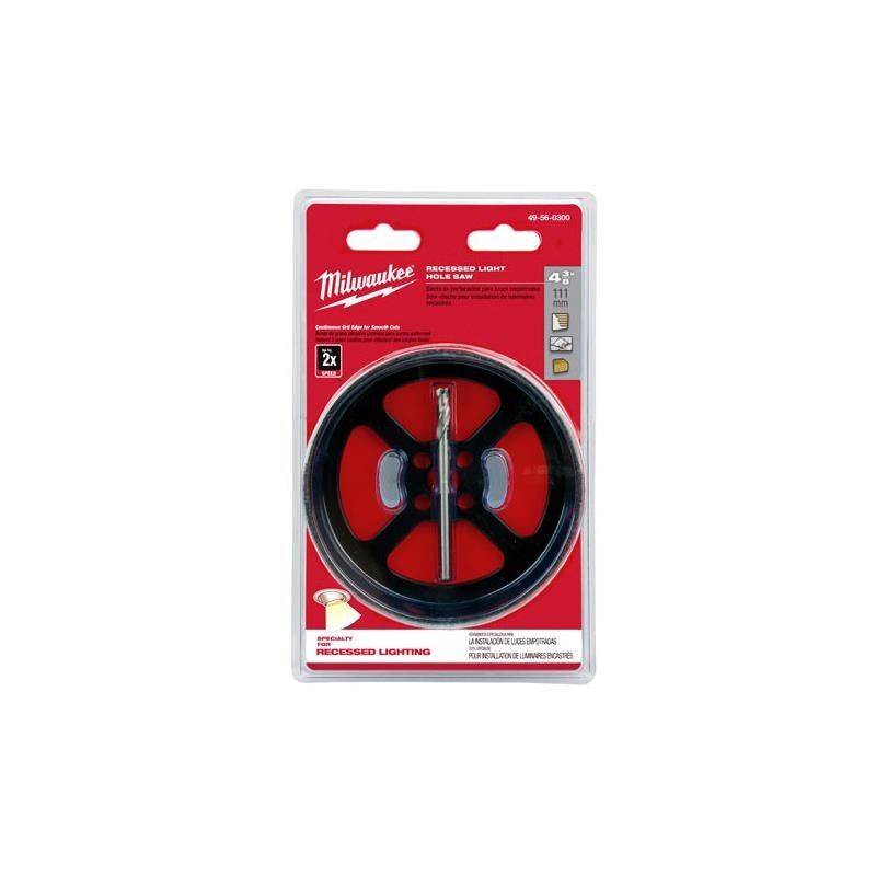 Milwaukee 49-56-0300 4-3/8"" Recessed Light Hole Saw