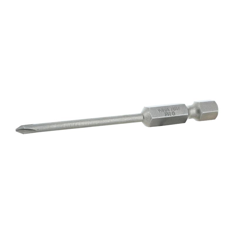 Wiha Phillips Power Bit #0 x 70mm Pack of 10 Bits