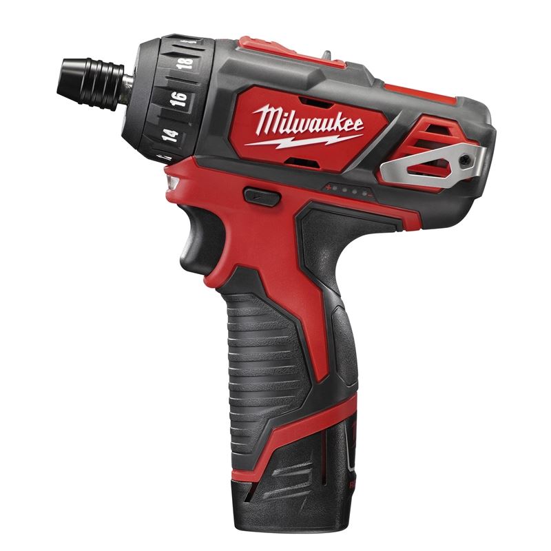 Milwaukee 2406-22 M12 1/4 Hex 2-Speed Screwdriver Kit