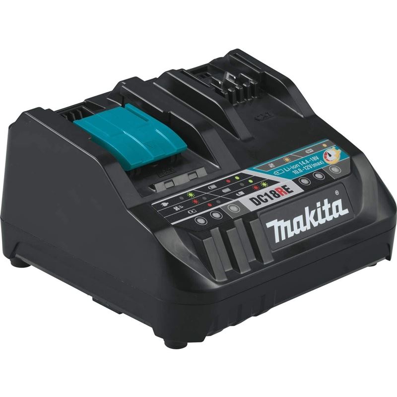 Makita DC18RE Dual-Port (18V LXT / 12V CXT MAX) Rapid Charger
