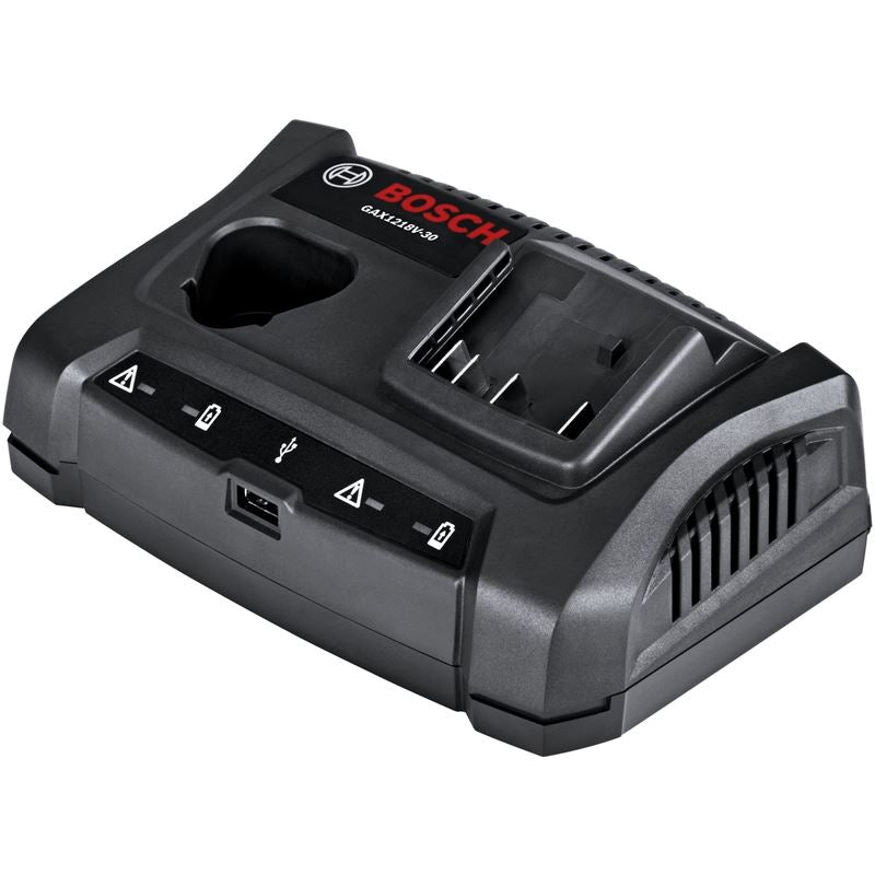 BOSCH GAX1218V-30 18V/12V Dual-Bay Lithium-Ion Battery Charger