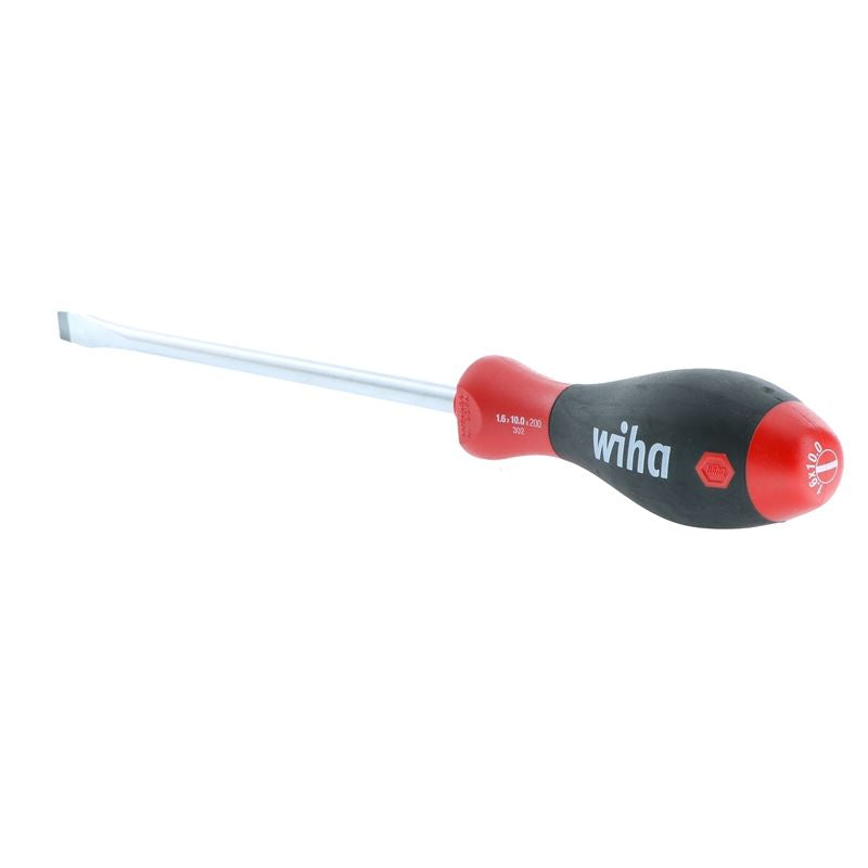 Wiha SoftFinish Slotted Driver 10.0 x 200mm