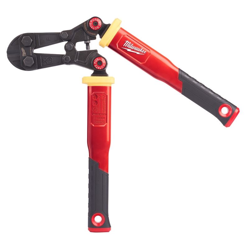 Milwaukee 48-22-4218 Fiberglass Bolt Cutter with PIVOTMOVE Rotating Handles