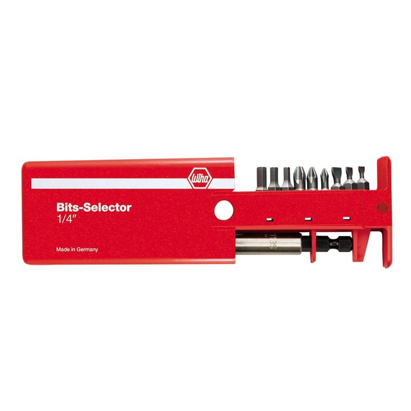 Wiha Slotted Phillips Hex Bit Selector Set