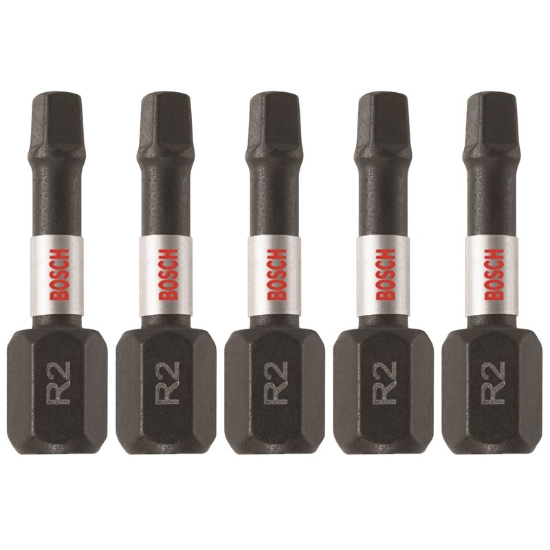 Bosch | ITSQ2105 5 pc. Impact Tough 1 In. Square #2 Insert Bits