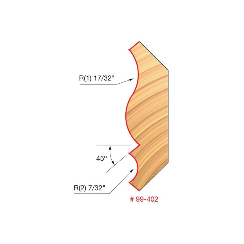 Freud | 99-402 1-1/4 (Dia.) Crown Molding Bit