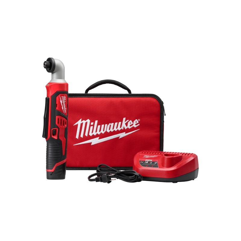 Milwaukee 2467-21 M12 1/4" Hex Right Angle Impact Driver Kit