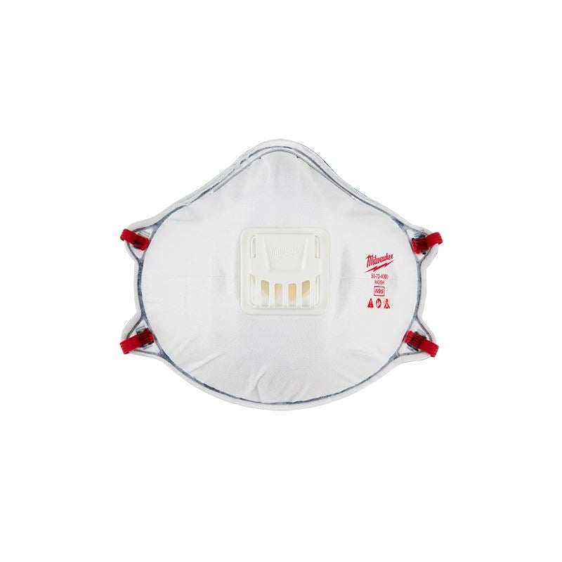 Milwaukee 48-73-4004 10PK Valved Respirator with Gasket