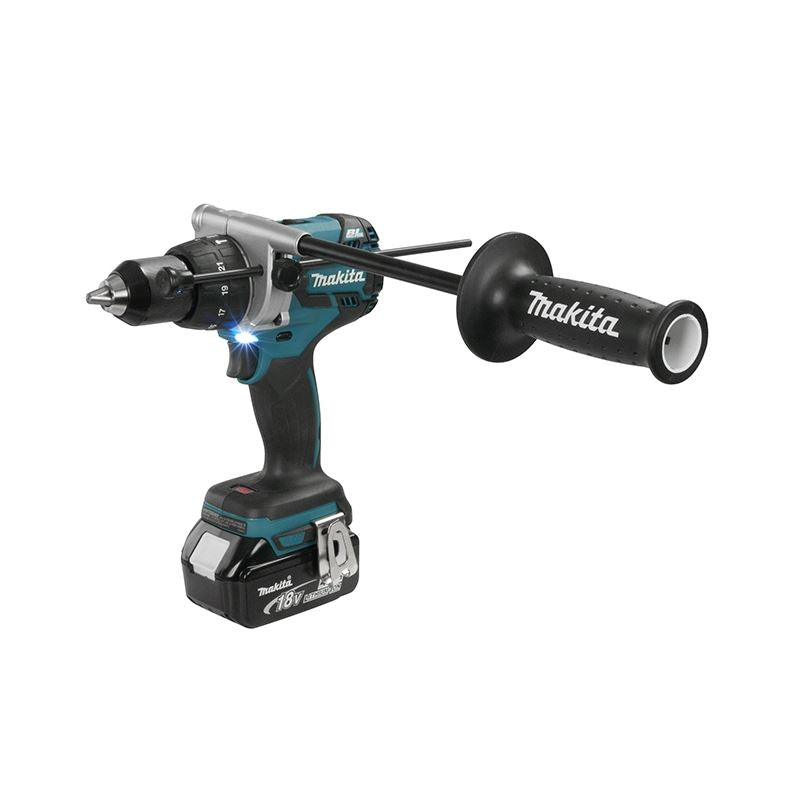 Makita DHP481RTE 1/2" Cordless Hammer Driver-Drill with Brushless Motor