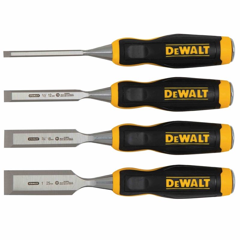 DEWALT DWHT16063 4 pc Wood Chisel Set
