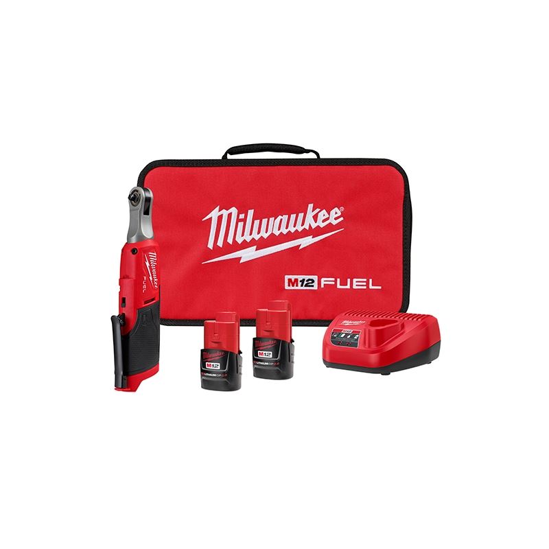 Milwaukee 2566-22 M12 Fuel 1/4 in Hi-Speed Ratchet Kit