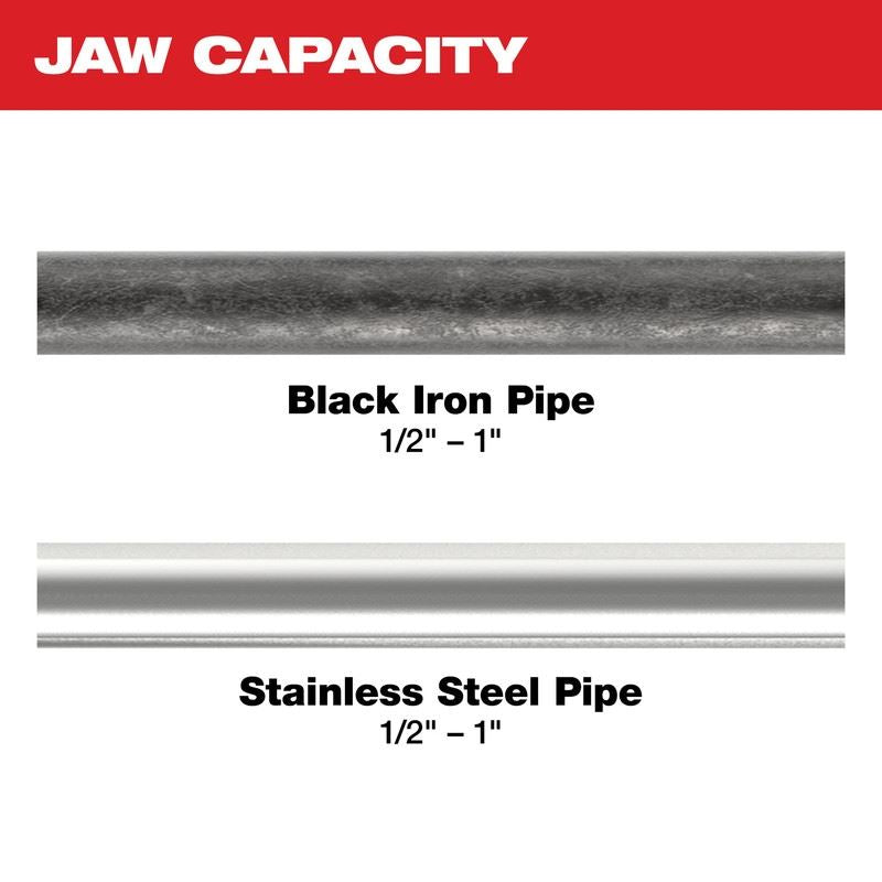 Milwaukee 49-16-2696 Black Iron Press 1/2in - 1in Kit