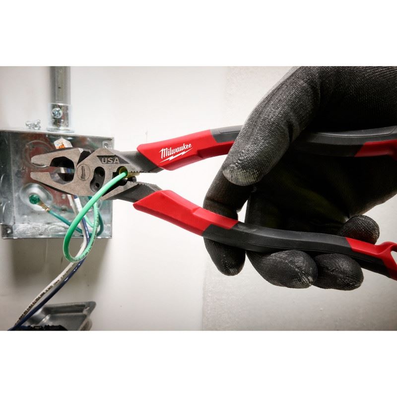 Milwaukee MT550C 9in Linemans Comfort Grip Pliers w/ Crimper and Bolt Cutter (USA)