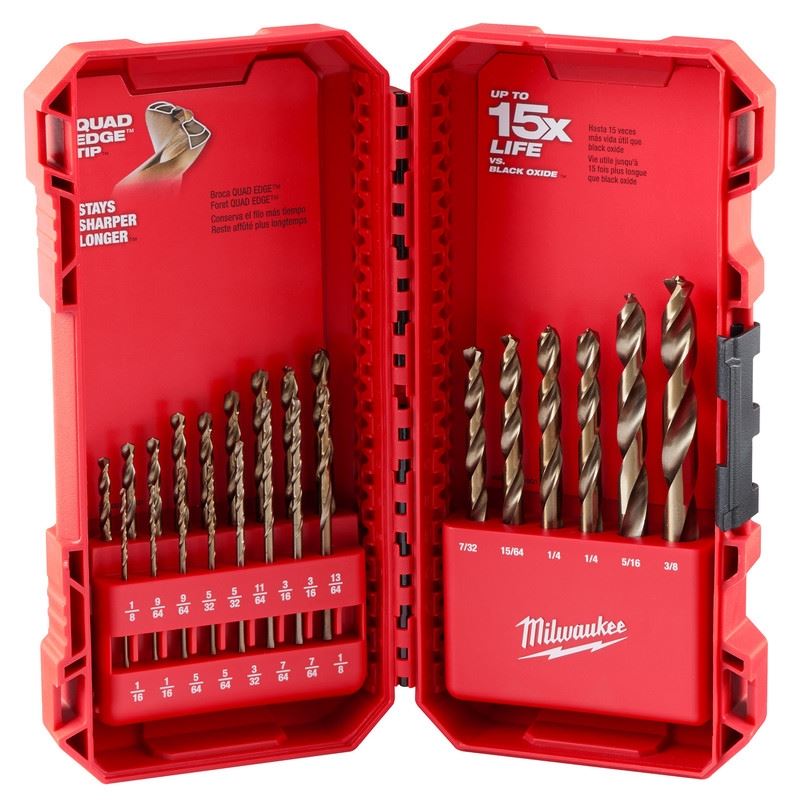 Milwaukee 48-89-2338 RED HELIX Cobalt Drill Bit Set - 23PC