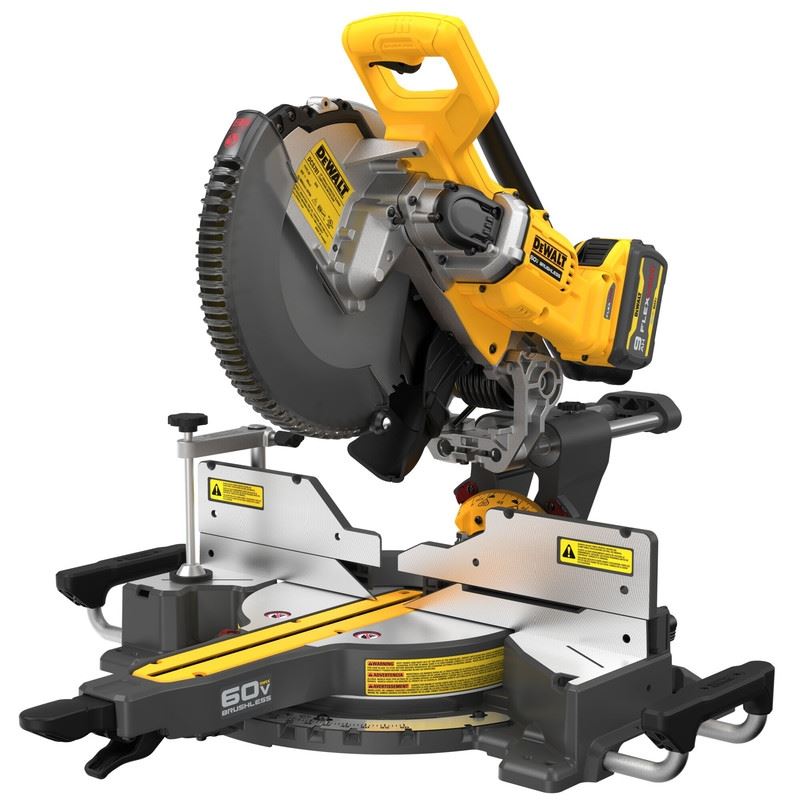 DEWALT DCS781X1 60V MAX 12in. Double Bevel Sliding Miter Saw