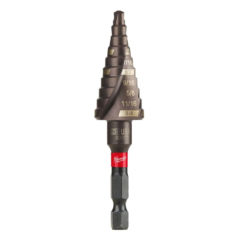 48-89-9243 SHOCKWAVE Impact Duty Step Bit #3 3/16 - 3/4 in.
